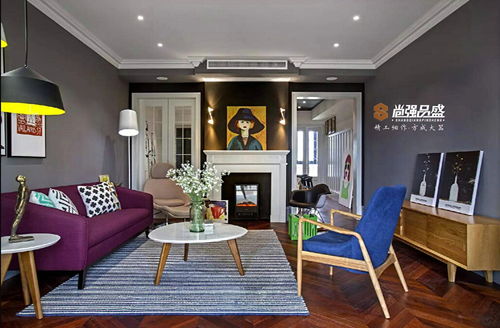 現代簡約與個性混搭的完美融合 —— 保利中央公園125平三居室實景案例賞析